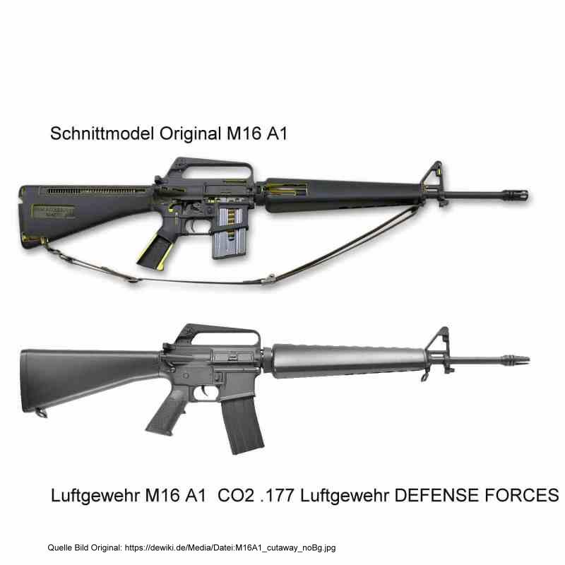 Bild Nr. 10 M16 A1 US VN Sturmgewehr CO2 .177 4,5mmBB Luftgewehr