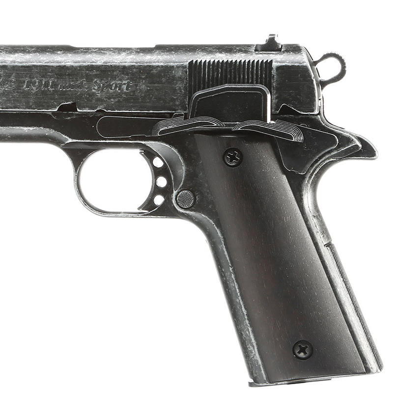 Bild Nr. 11 ME 1911 Sport 9mm PA antik Holzgriffschalen Kompensator