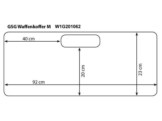 Bild Nr. 02 Waffenkoffer 96x25