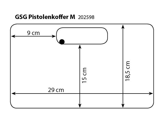 Bild Nr. 02 Waffenkoffer Pistole Revolver