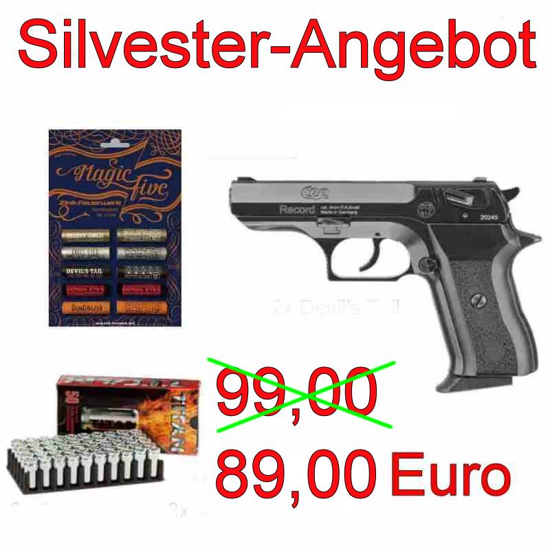 Silvester Angebot Pistole Cop 9mm Victory 
Magic Five Pyro