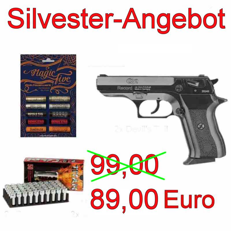 Silvester Angebot Pistole Cop 9mm Victory 
Magic Five Pyro