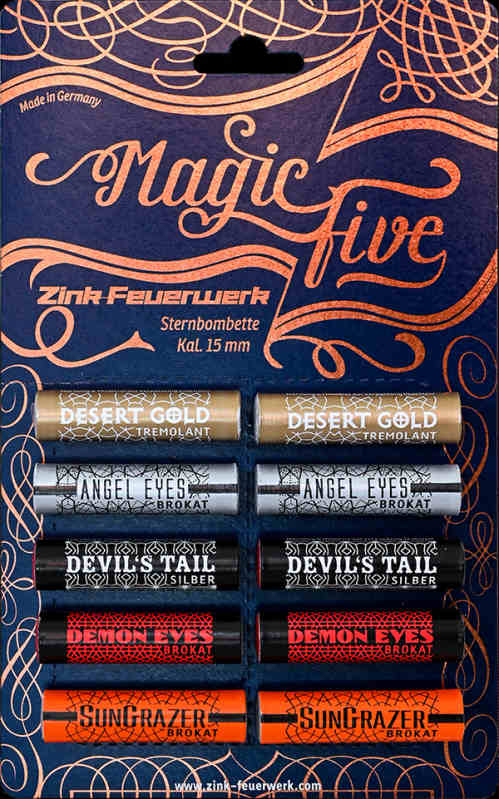 Bild Nr. 04 Silvester Angebot Pistole Cop 9mm Victory 
Magic Five Pyro