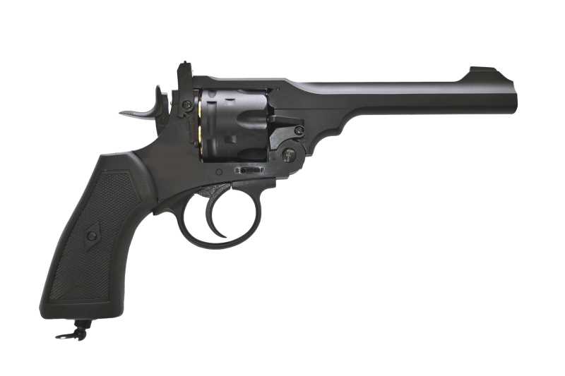 Bild Nr. 03 Webley MK VI Revolver 6mm schwarz Vollmetall