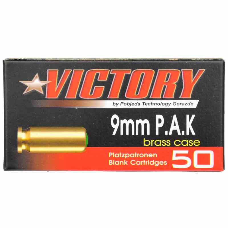 Platzpatronen Kaliber 9mm PAK Messinghlse