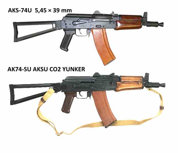 Bild Nr. 18 AK74-SU AKSU CO2 YUNKER 4,5mm CO2-Gewehr