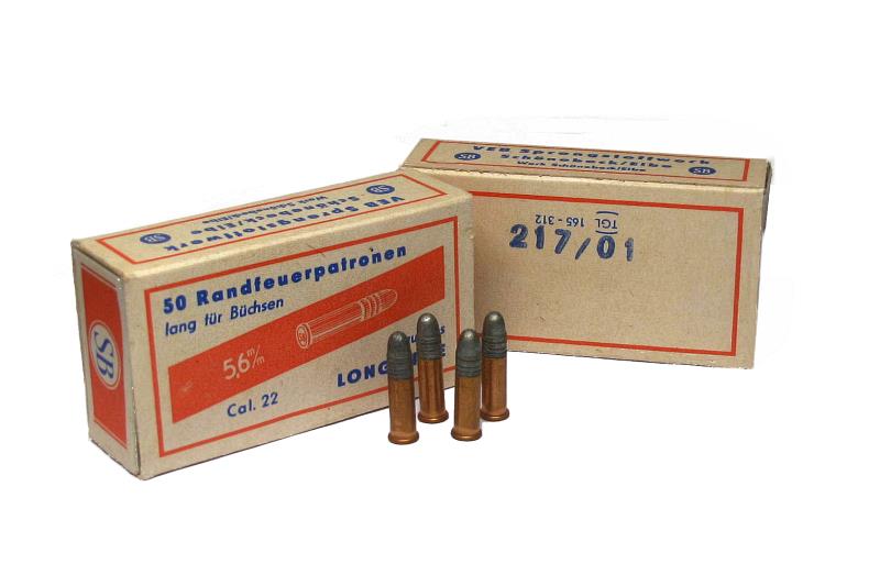 Sammlermunition .22lr VEB SB