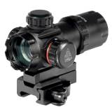 UTG 3.9 Zoll ITA Rot-grn CQB Visier mit intergr. QD Montage