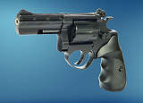 Revolver  ME 38 Magnum-4 R lang  brniert  Kunststoffgriff